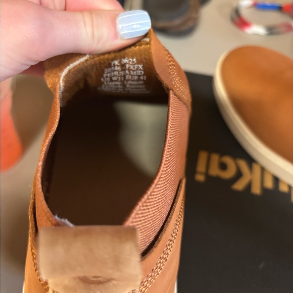 OluKai Women’s Pehuea Ankle Shoes Brown Slip-On Loafers - Picture 5 of 8